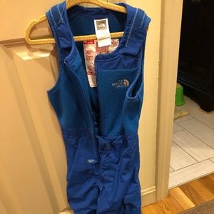 Toddler North face snow pants/bib